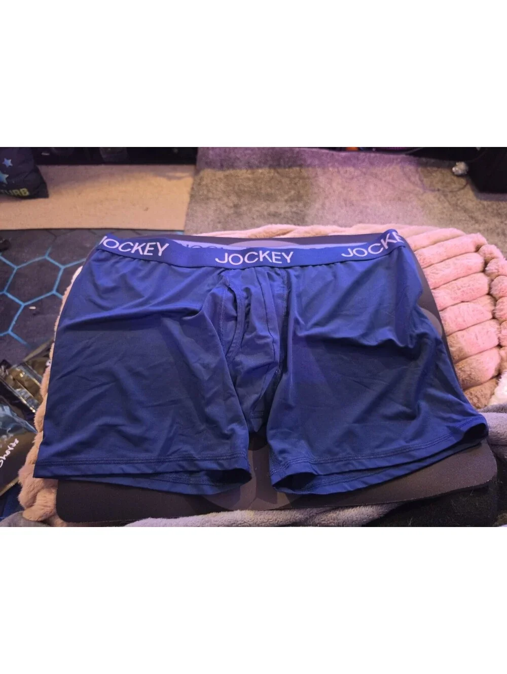 Men's Jockey Generation Underwear 1 Pair Boxer Briefs Navy Blue XL